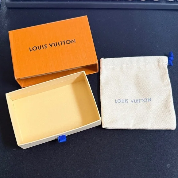 Louis Vuitton Vibrant Orange Box with Blue Tab - Picture 2 of 3